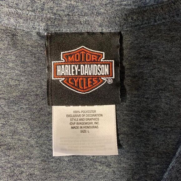 Cute Harley Davidson v-neck top from Chimney Rock North Carolina size Large - Picture 3 of 4